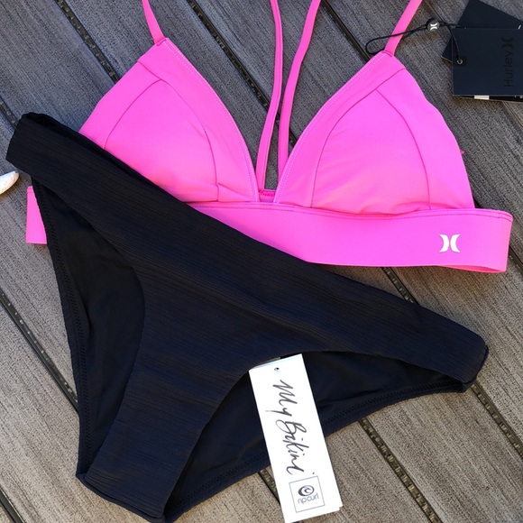 🌴🔆HURLEY- RIP CURL- BRALETTE PREMIUM BIKINI SET - Picture 7 of 12